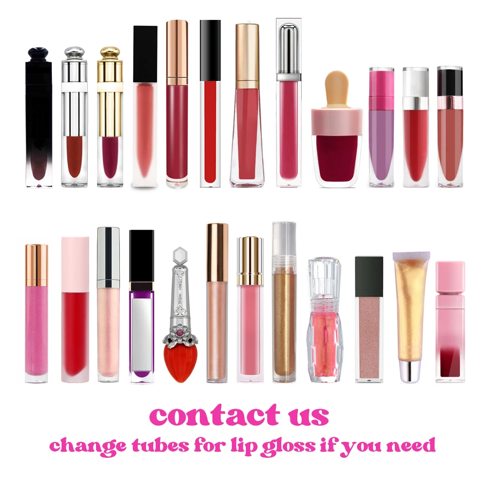 Moisturizing Lip Gloss Wholesale Custom Label Bulk Cosmetics Long Lasting Lipgloss Private Logo Plumping High Shiny Shimmers
