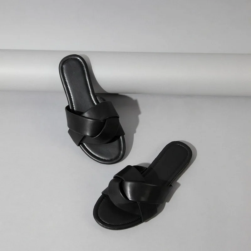 

2021 New Women's Slippers New Summer Sandals Casual Beach Shoes Fashion Flat Slippers Flip-flops