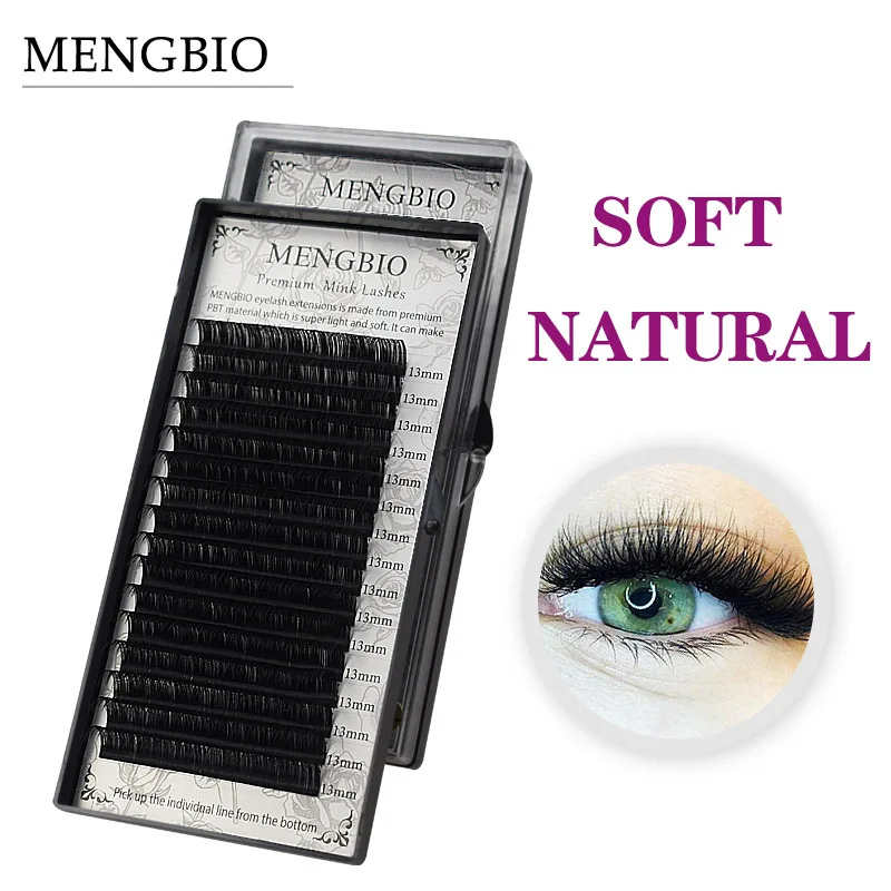MENGBIO Индивидуальные Накладные ресницы мягкие классические накладные для