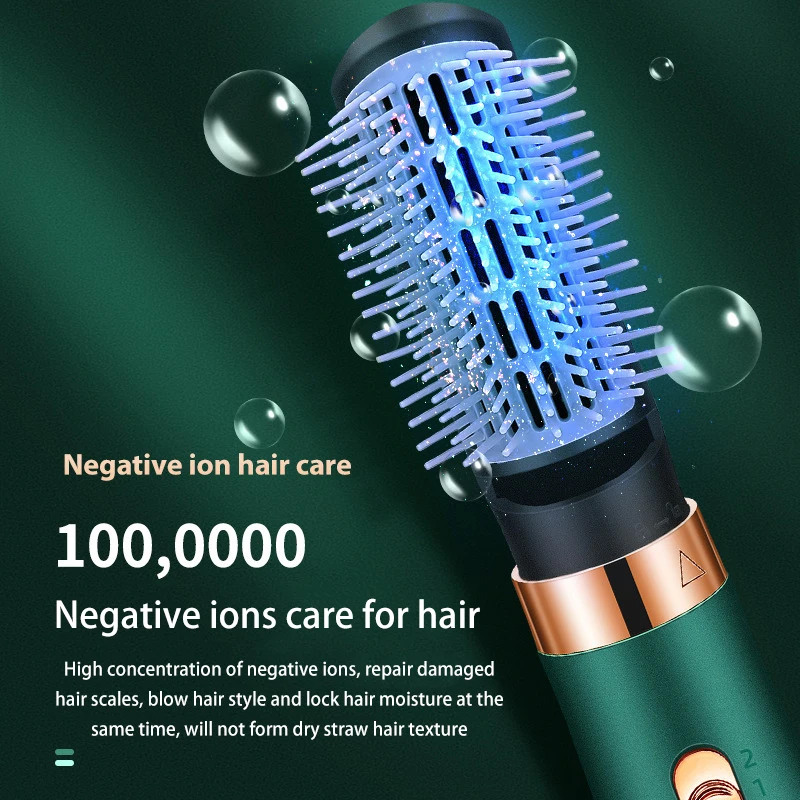 

3 in1 Hot-Air Brushes Detachable Electric Hair Dryer Brush For Hair Curling Straightening Negative Ion Hot Air Comb Hair Styler