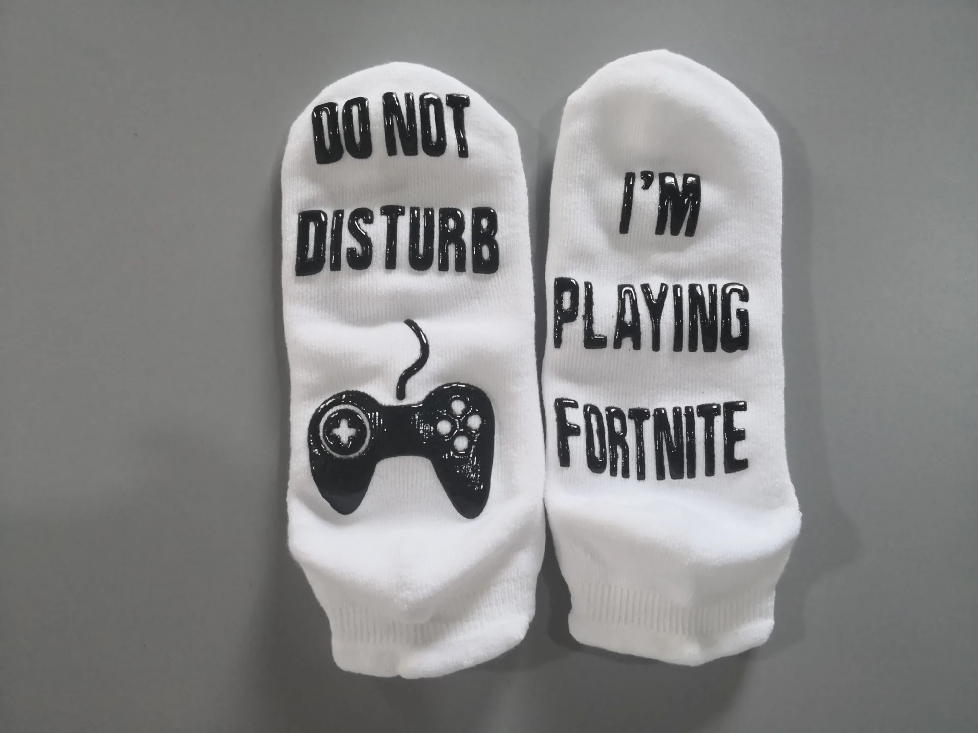 FORTNTNE SHORT TUBE YOOAP носки унисекс, новинка, не беспокоить, я играю, принт забавные буквы, носки, если вы можете прочесть эти забавные носки для мужчин и женщин - Цвет: FORTNTNE SHORT TUBE