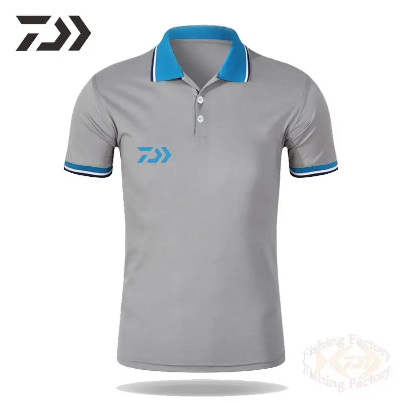 

2021 Daiwa Fishing Clothing Outdoor Sports Hiking Camping Polo Shirts Casual Summer Fishing Clothes Breathable Fishing T Shirt