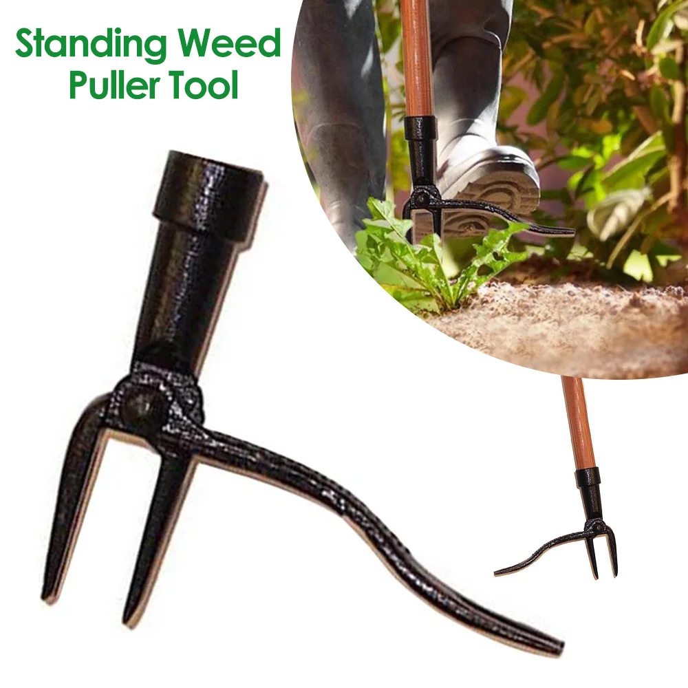 

Weeder the Stand Up Weed Puller Tool Claw Weeder Root Remover Outdoor Killer Tool with Foot Pedal