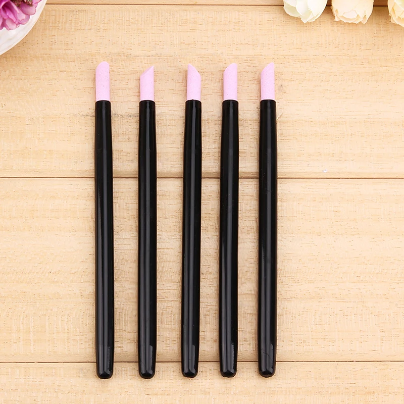 

Профессиональный инструмент для удаления кутикулы, буфер, инструменты для педикюра, маникюра, нейл-арта, Женская Уникальная каменная пилка для ногтей, инструменты для макияжа 5 шт./компл.