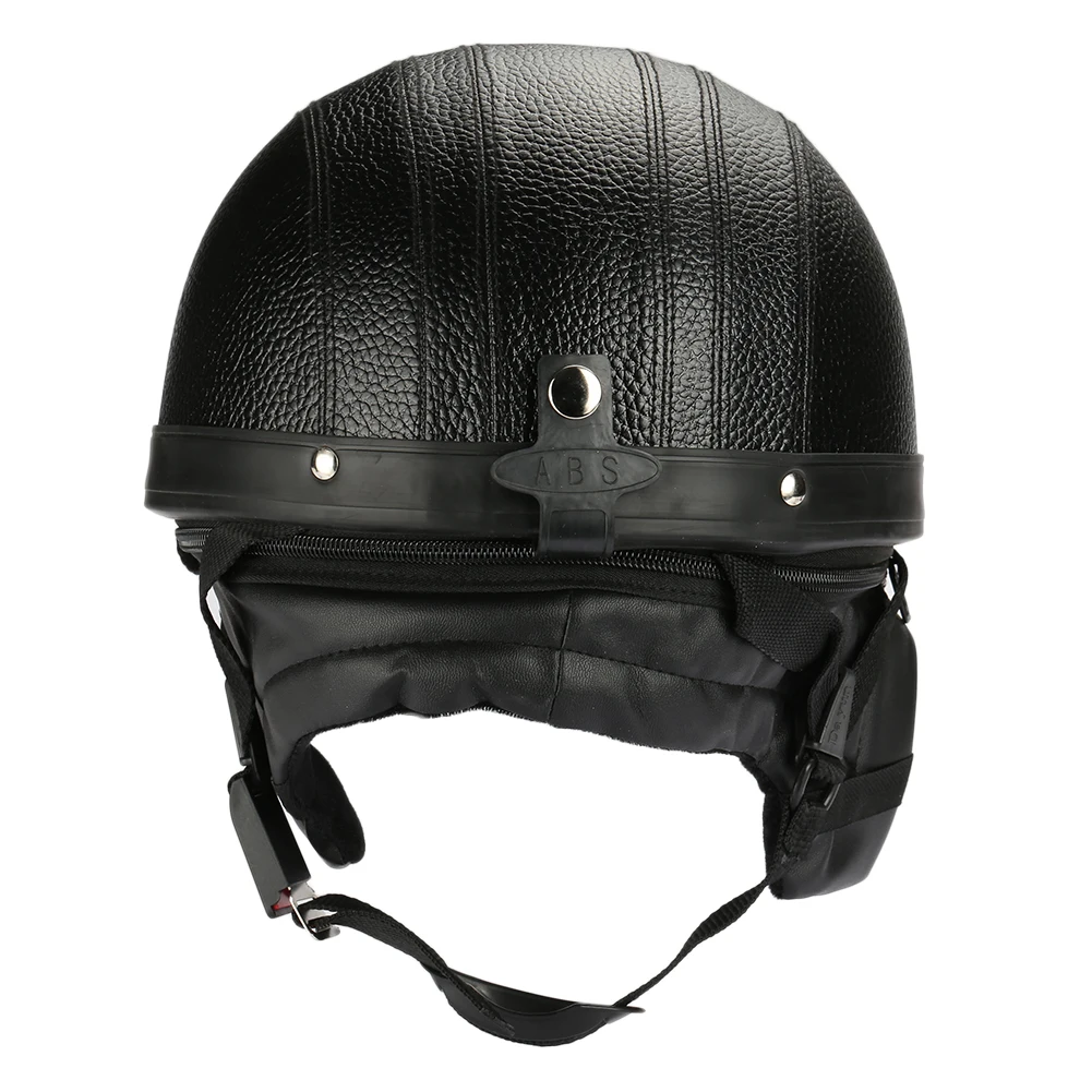 

Helmet Motorcycle Helmet Universal Cycling Helmet Protective Gear Motorbike Black German Style Vintage
