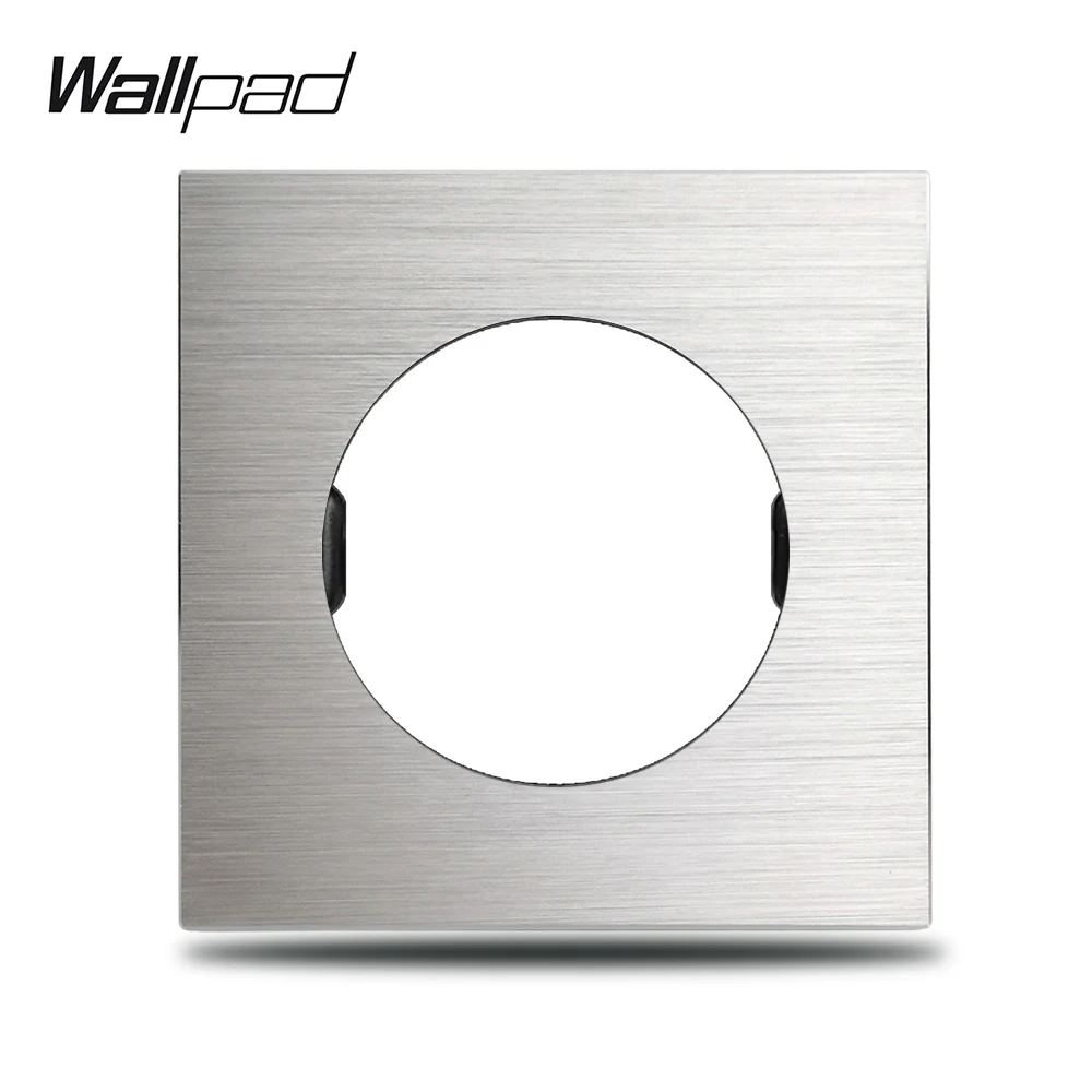 

Wallpad L6 серебристый алюминиевый выключатель 1-4 группы