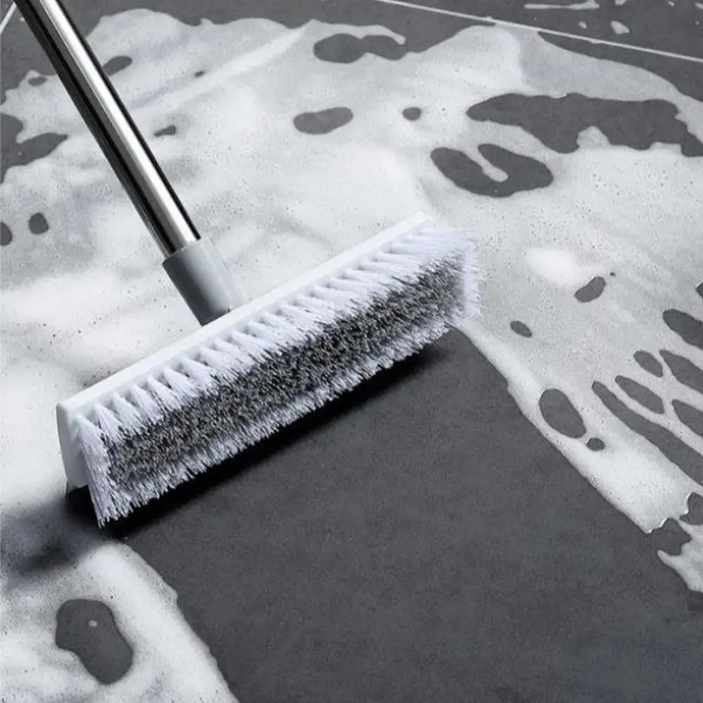 

Long-handled Bristle Floor Brush Toilet Cleaning Tile Dead Toilet Household Bathroom Corner Cleaning To Floor Brush Brush I1A7