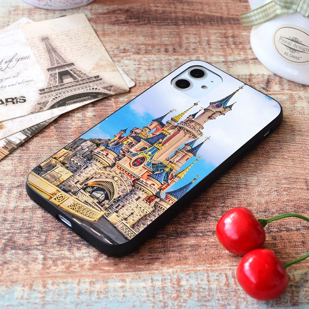 

Мягкий чехол из ТПУ для iPhone с изображением замка мечты, сна...