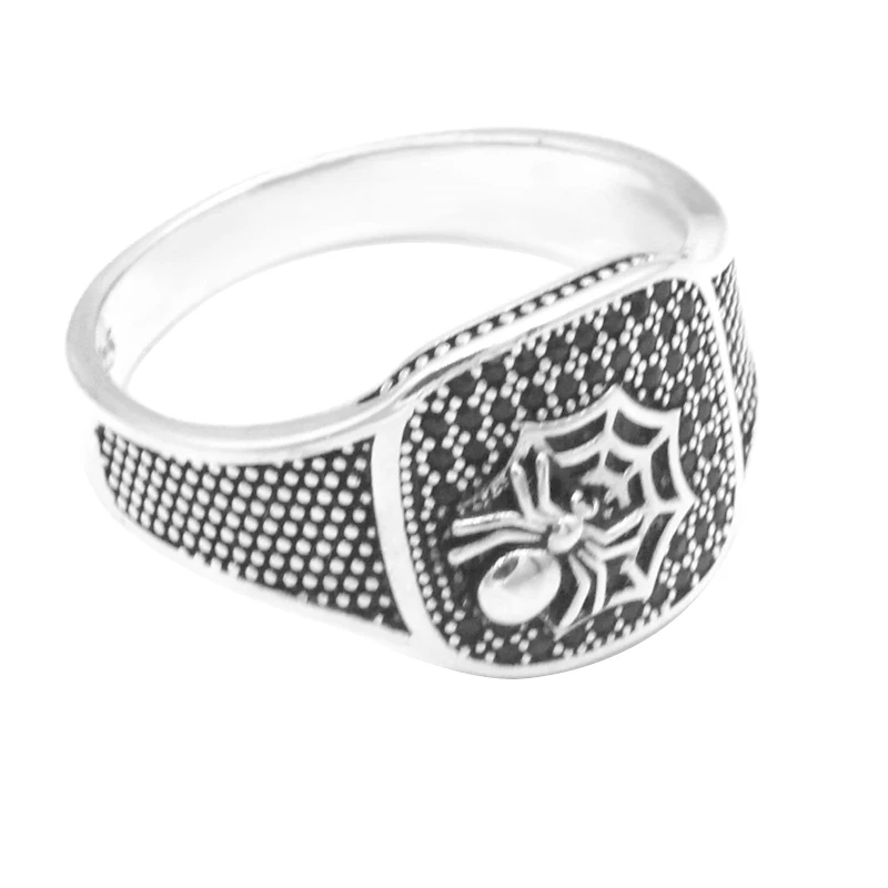 Женское кольцо в турецком стиле ретро с пауком ювелирное изделие из