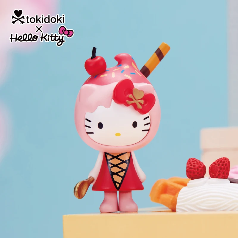 Оригинальная фигурка Tokidoki HelloKitty модель глухая коробка кукла декоративная