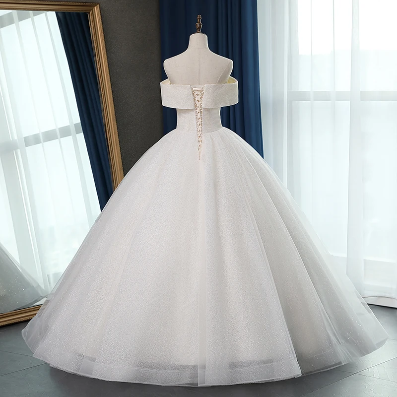 Fansmile новое качество Vestido De Noiva кружевные свадебные платья размера плюс Индивидуальные свадебные платья свадебное платье FSM-064F