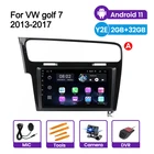 Автомагнитола 2 USB Bluetooth GPS стерео для Volkswagen Golf 7 2013 2014 2015 2016 2017 Android 11 RDS FM Аудио Видео плеер 2 + 32 ГБ