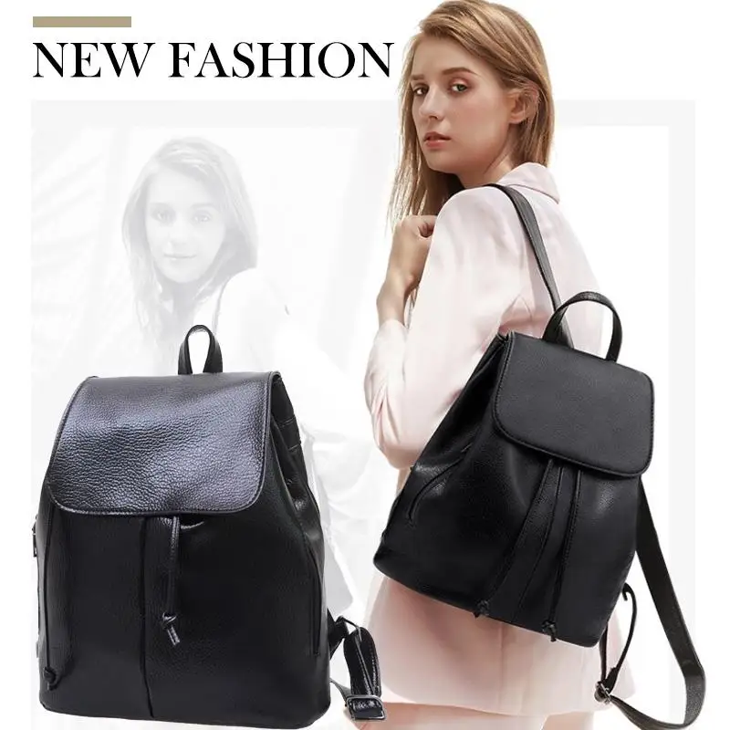 Модный рюкзак из искусственной кожи для колледжа уличные дорожные сумки Дамский