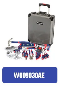 WORKPRO 165 шт. набор инструментов для дома с трещоткой торцовые ключи комплект насадки для отвёртки Набор шестигранных молоточковая механика