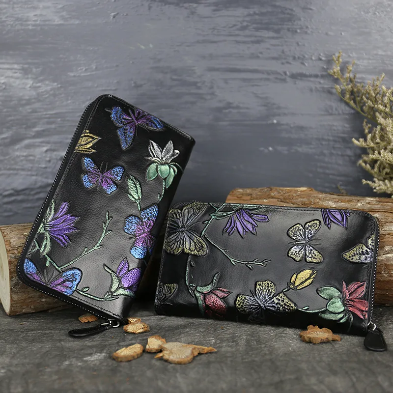 MODITIN натуральная кожа женский бумажник ретро кошелек для отдыха Стиль высокое