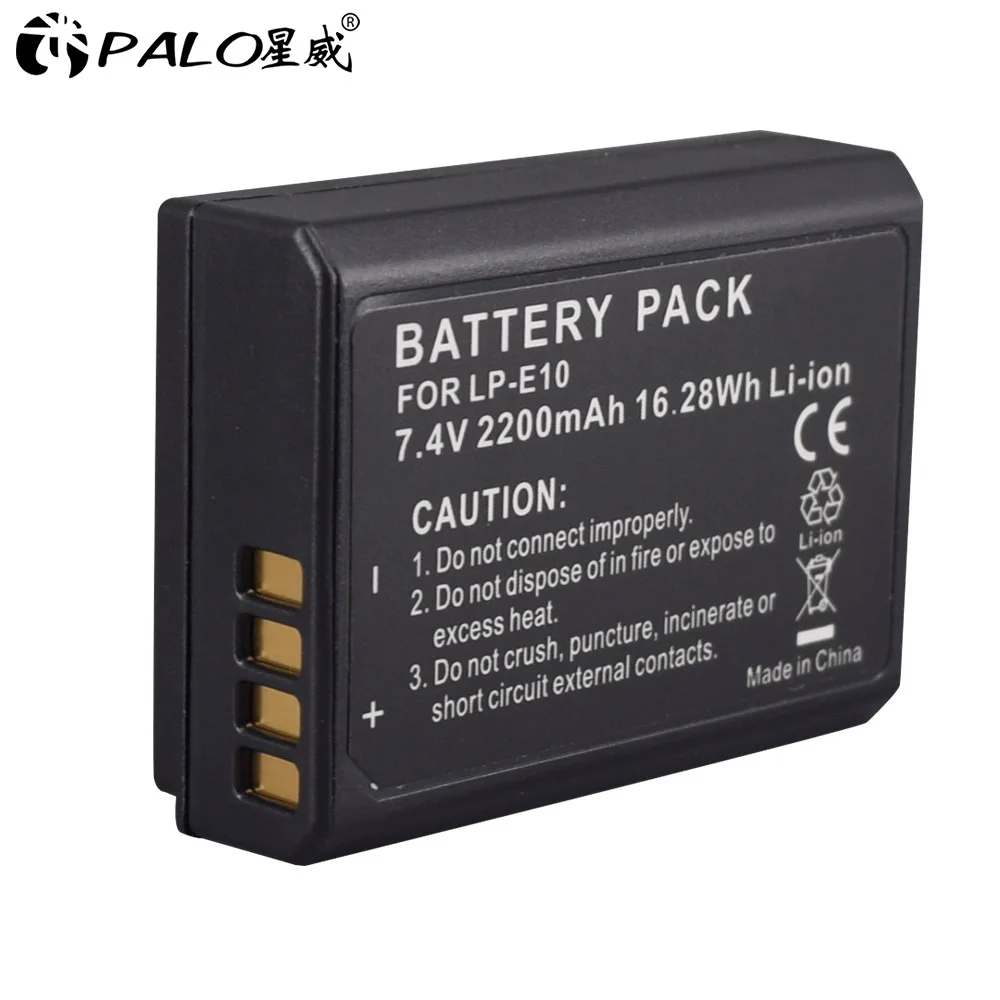 Аккумулятор для камеры LP-E10 LPE10 LP E10 аккумулятор зарядное устройство с ЖК-дисплеем