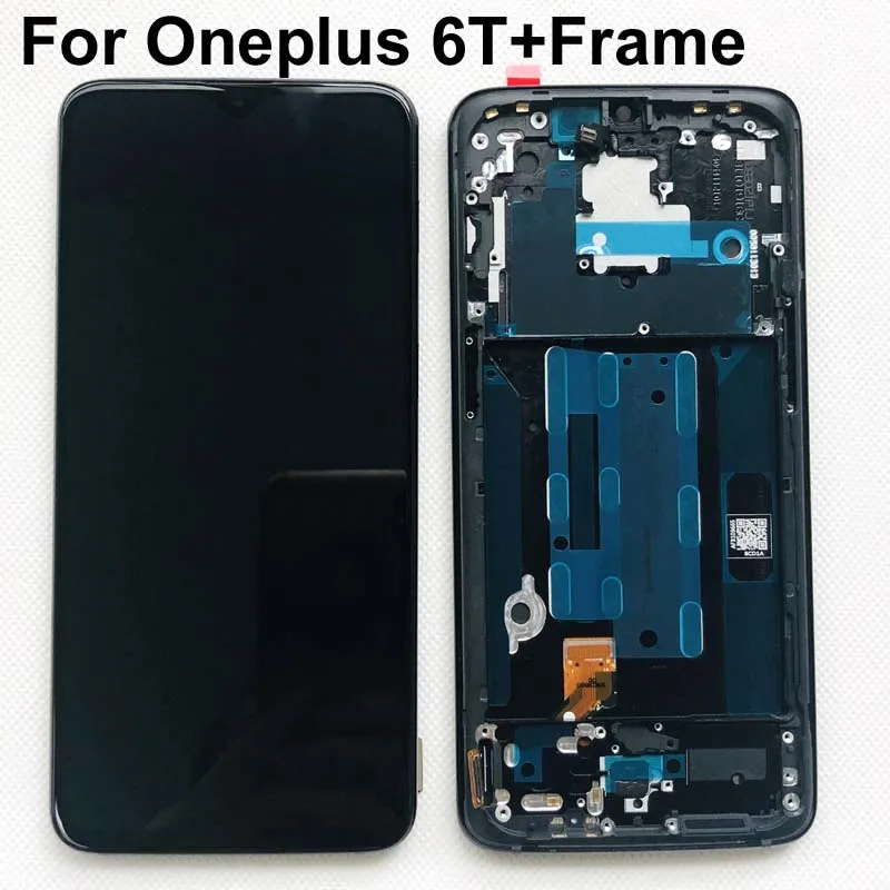 Дисплейный модуль для Oneplus 6T чёрный с рамкой/без|Экраны мобильных телефонов| |