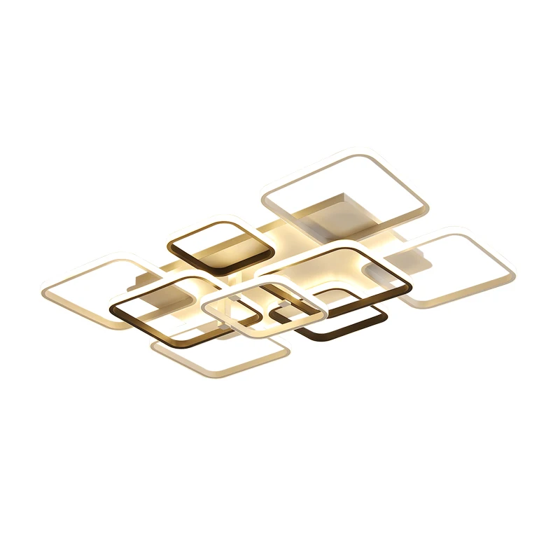 

Led Grey white Rectangle shape Modern LED Ceiling lights for living room bed room studio lighting Creative modern ceiling lamp