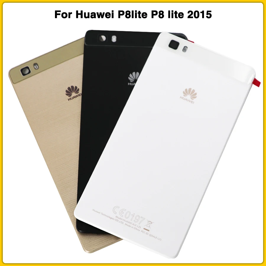 P8lite задний корпус чехол для huawei P8 lite батарея задняя крышка Дверь задняя крышка Замена