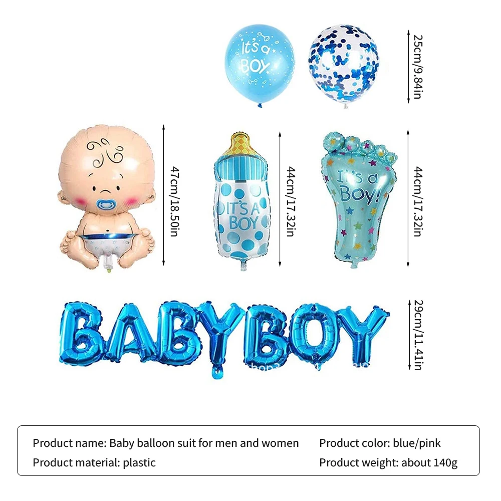 

Baby Shower Decorations Party It'S A Boy It'S A Girl Balloon Topper Photo Props Gender Reveal Kid Party Supplies Baby Shower