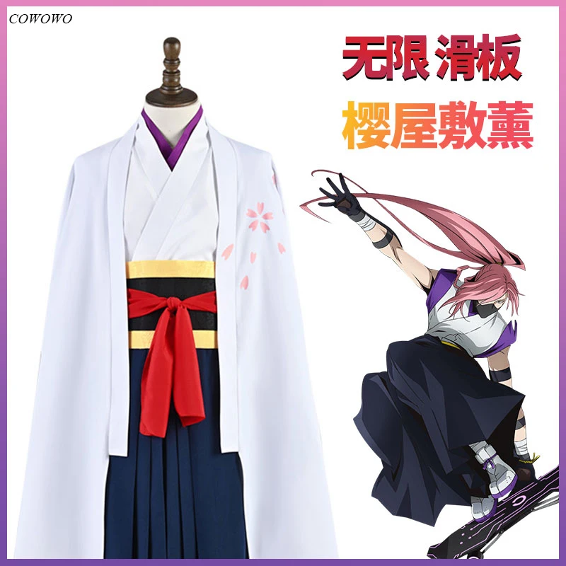

Anime! SK8 The Infinity Cherry Blossom Kimono Handsome Uniform Cosplay Costume Halloween Party Outfit For Unisex 2021 NEW