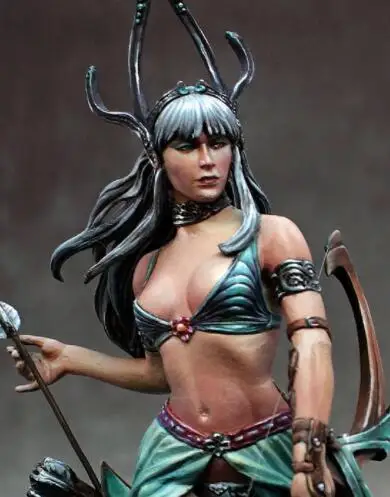 Набор для сборки модели из смолы фигурка женщины-воина 1/24 | Игрушки и хобби