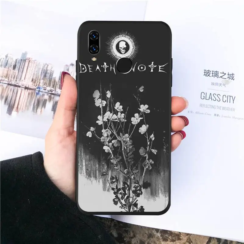 

Death Note Ryuk anime manga Phone Cases For Huawei honor Mate P 10 20 30 40 Pro 10i 9 10 20 8 x Lite Luxury brand shell funda