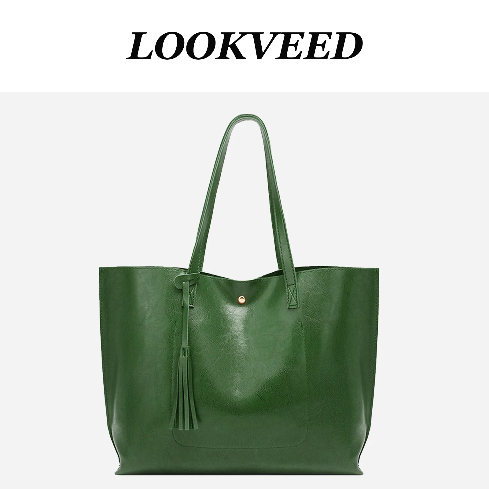 Сумка тоут женская из экокожи Роскошный дизайнерский саквояж большой