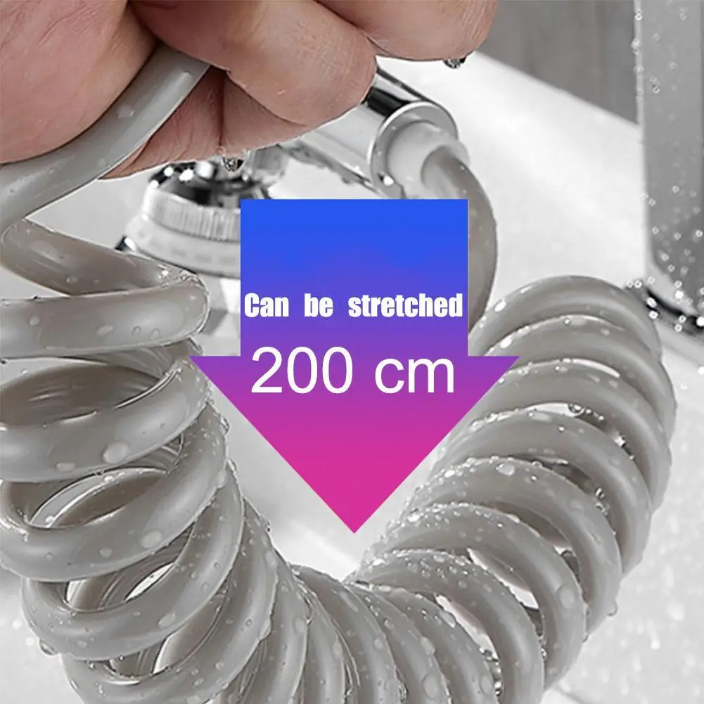 Телескопический шланг для телефонной линии душевой пружина гибкая