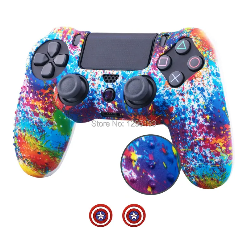 Аксессуары для PS4 Pro Playstation 4 Slim контроллер Dualshock чехол с шипами и силиконовыми