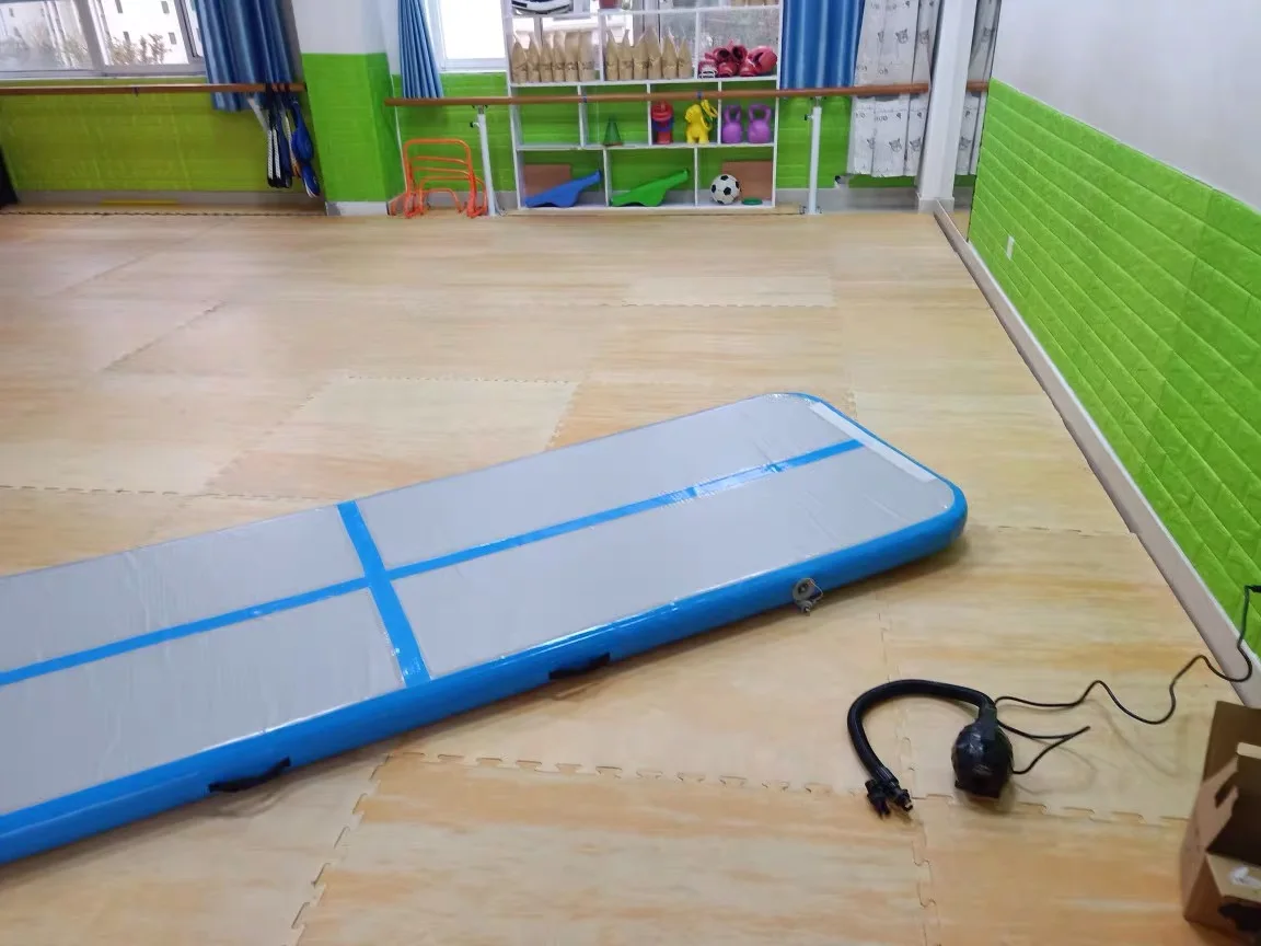 Бесплатная доставка надувной воздушный галтовочная Матрасы для гимнастики 6 7 8 м