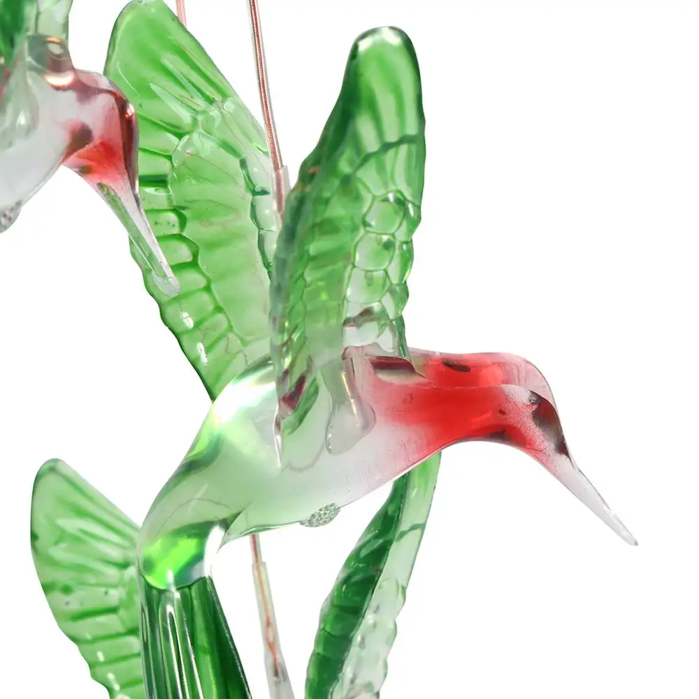 Уличная Светодиодная лампа на солнечной батарее в виде птицы