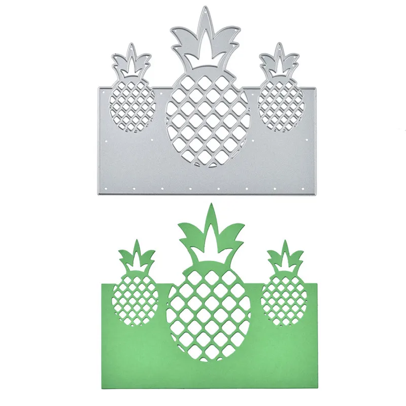 GJCrafts Pineapple Border METAL CUTTING DIES Stencil Scrapbooking Photo Album Card Paper Embossing Craft DIY New dies for 2019 | Дом и сад
