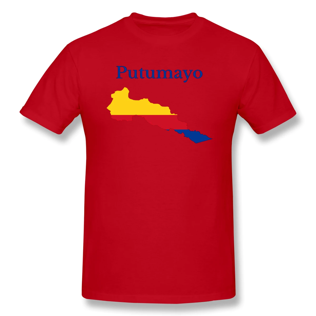 

Putumayo Department Map Colombian Department Funny Novelty Men's Basic Short Sleeve T-Shirt R282 Tees Tops European Size