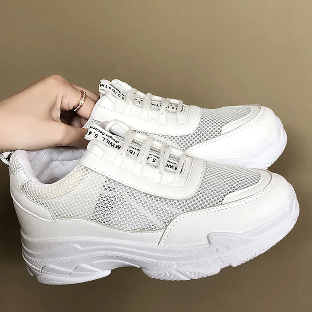 Женские кроссовки женская обувь для отдыха дышащая сетчатая с вырезами