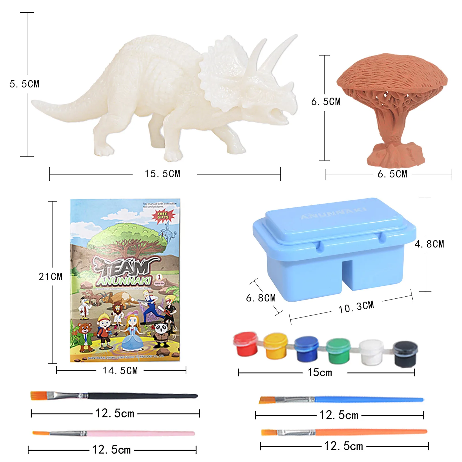 

Crafts And Arts Set Painting Kit Dinosaurs Toys Art And Craft Supplies Drawing Toys Freeship New Diy Paint Dinosaurs Triceratops