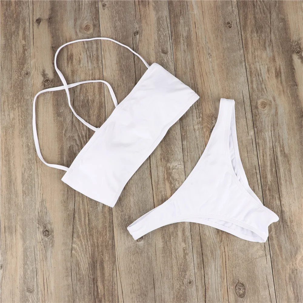 

Women's Bathing Suits Sexy Triangle Bikinis Set Ladies Push Up Swimming Swimsuit Beachwear Two Piece Swim Suit