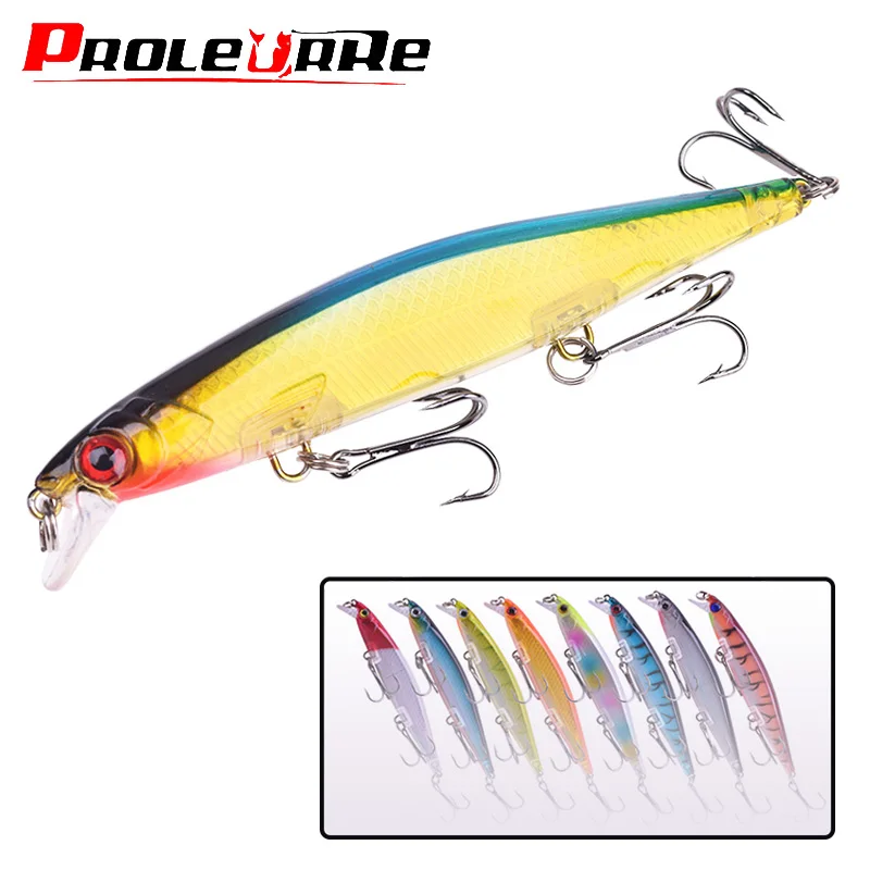 Proleurre опускается на дно Пластик твердая приманка в виде мелкой рыбы высоком