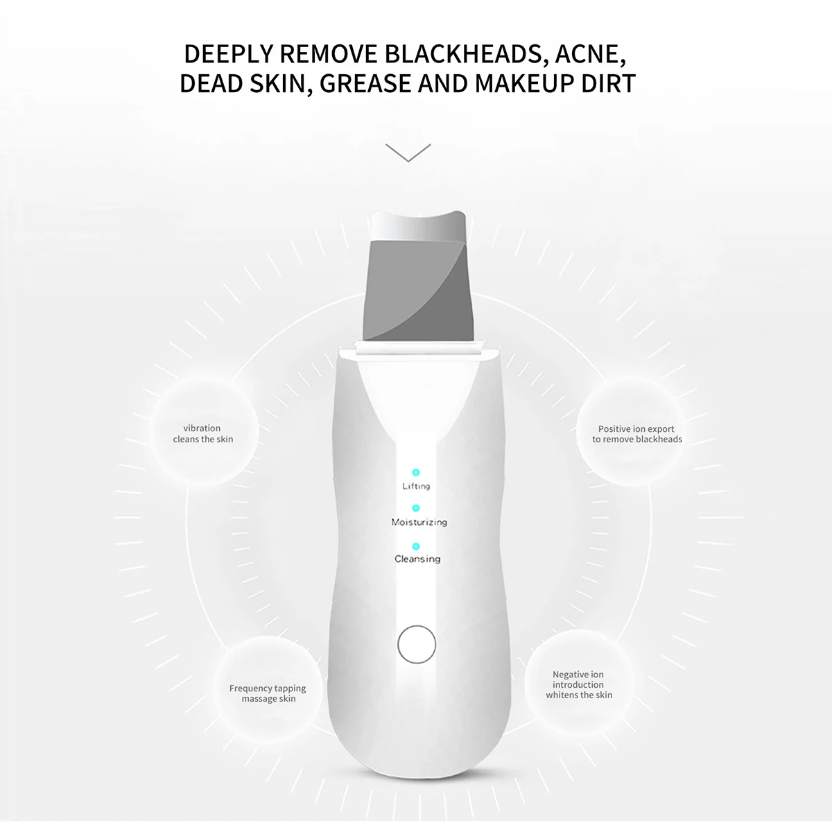 Массажер для лица с зарядкой от USB устройство очистки ухода за кожей удаления