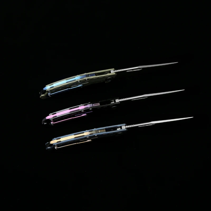 Складной Нож С флиппером и лезвием Real M390 титановая ручка TC4 инструменты для