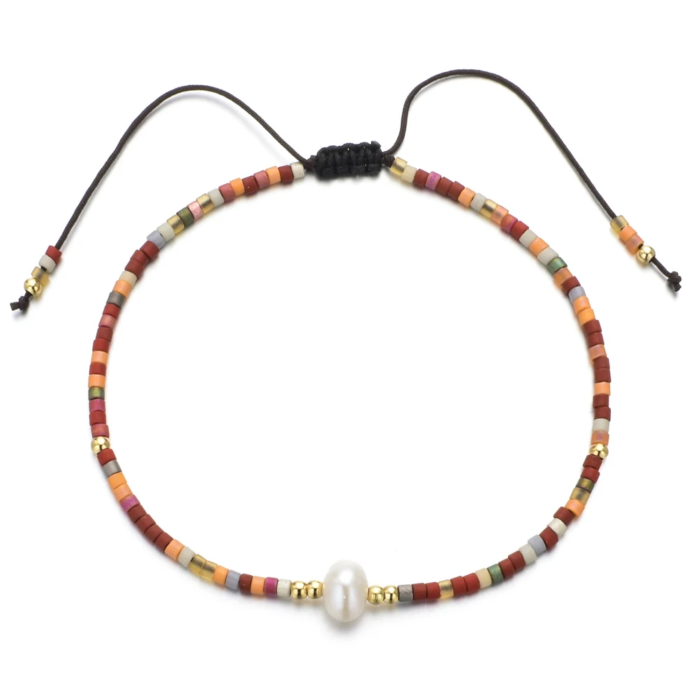 Женский плетеный браслет Миюки 10 цветов|Браслеты с шармами| |