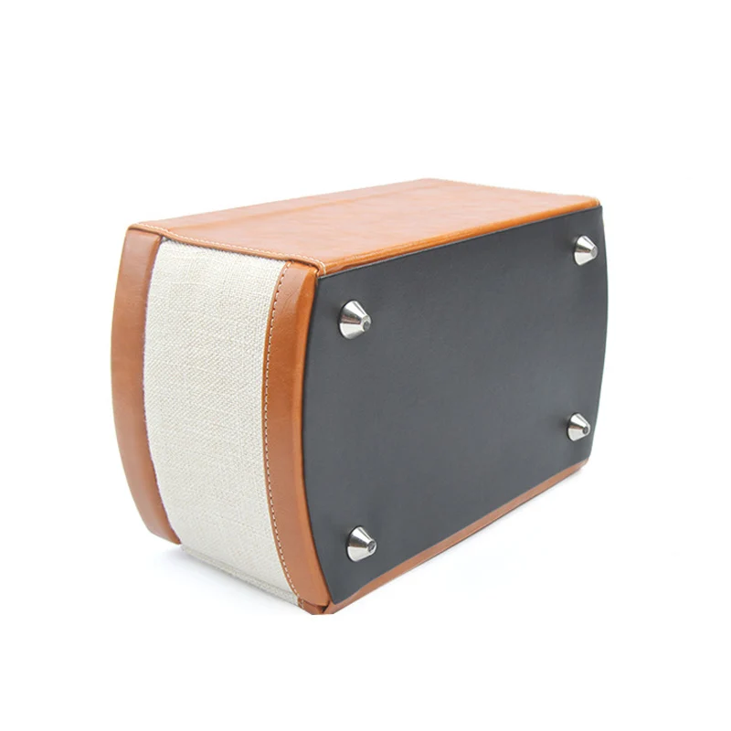 High Level PU Jewelry Storage Box Three-layer Double Drawer Small Item Storage Box Can Be Portable Jewelry Box Portable Travel