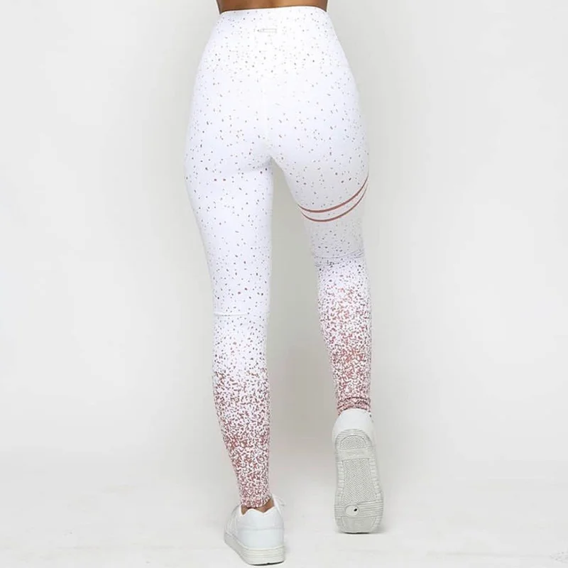 

Workout Women Yoga Pants Compression Printed Gym Leggings Fitness Sports Casual Tummy Control Slim Elastic High Waist Running