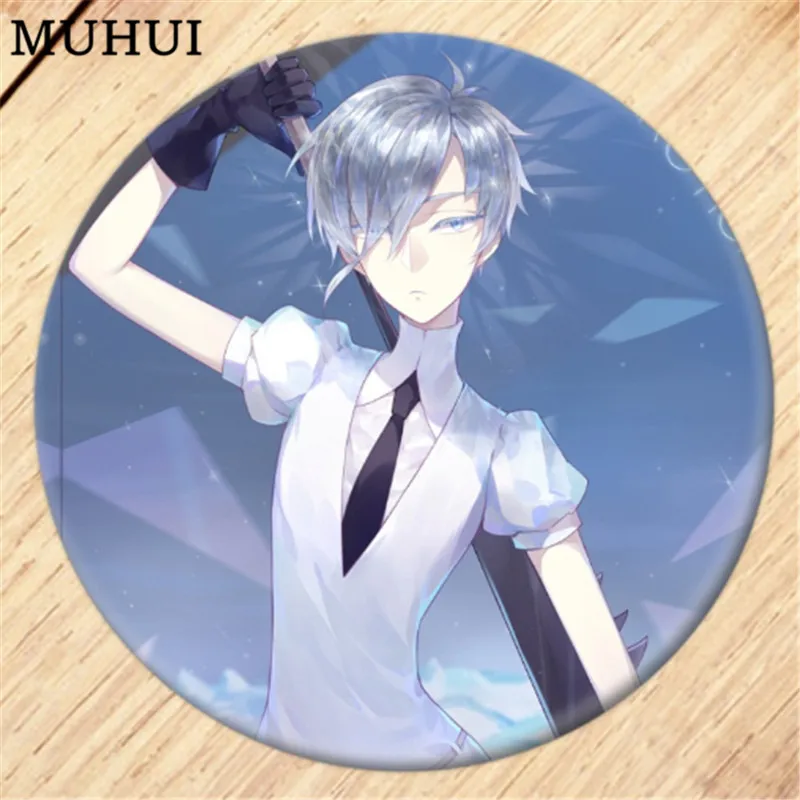 Бесплатная доставка брошь в виде аниме Земля блестящей Броши красивые Значки для