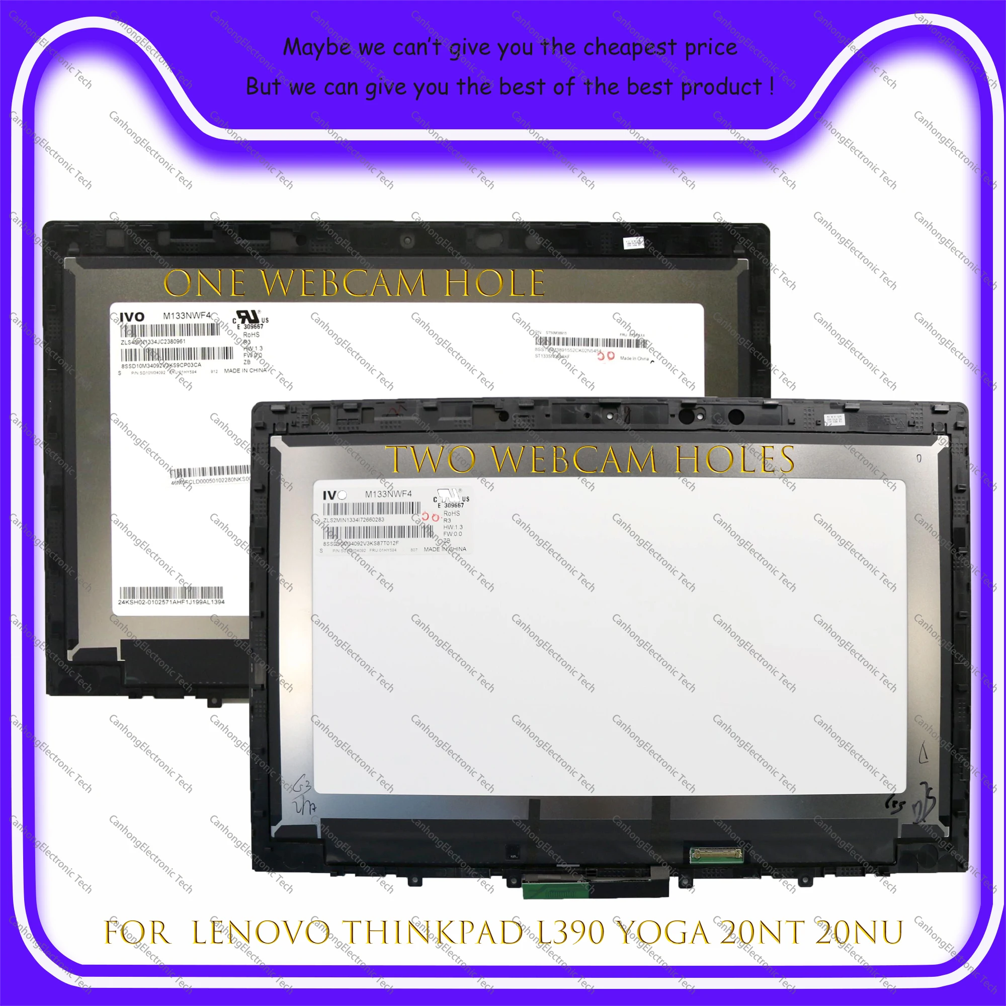 

Сенсорный ЖК-экран для ноутбука Lenovo Thinkpad L390 Yoga 20NT 20NU