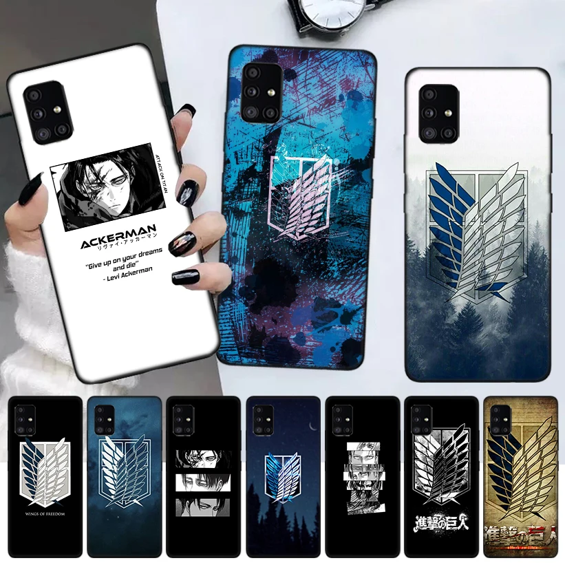 

Attack On Titan Japan Anime Phone Case For Samsung Galaxy A52 A51 A71 A72 A12 A22 A32 A42 A21S A31 A41 A02S A11 A01 Cover Coque