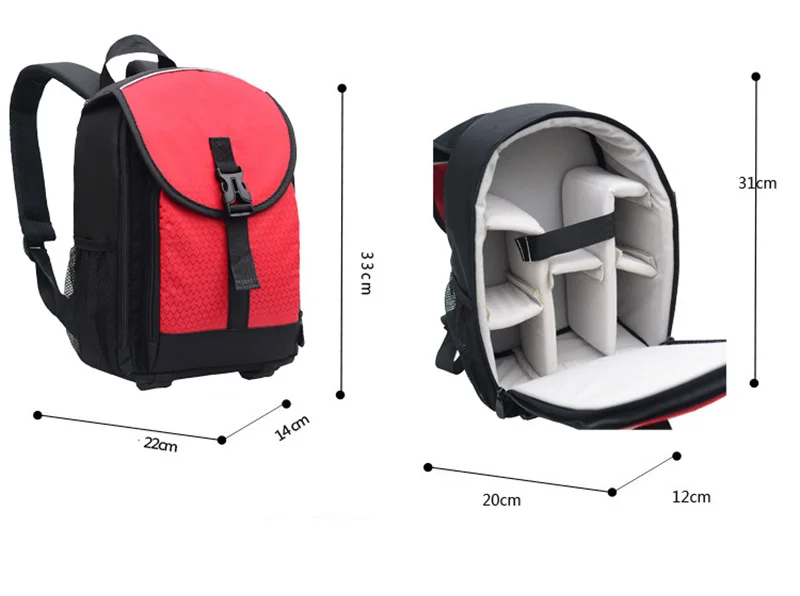 new backpack shoulder bags with compartments for canon nikon sony dslr lens tripods camera accessories free global shipping