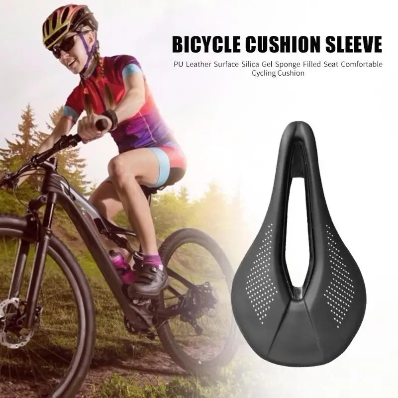 Новое велосипедное седло MTB велосипедные седла для горного велосипеда Велосипедное гоночное седло PU дышащая мягкая подушка седла