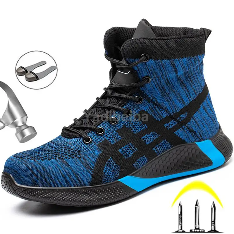 

Рабочие защитные ботинки, мужские зимние ботинки, неразрушаемые защитные ботинки, мужская обувь со стальным носком, непробиваемые рабочие ...