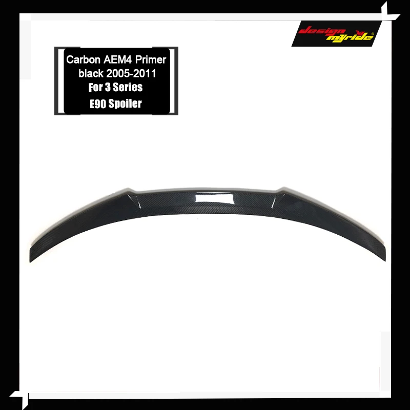 E90 Rear Trunk Boot Lip Spoiler Carbon Fiber M4 Style For BMW 3-Series 320i 325i 330i 335i 330d 335d Wing 2005-2011 | Автомобили и